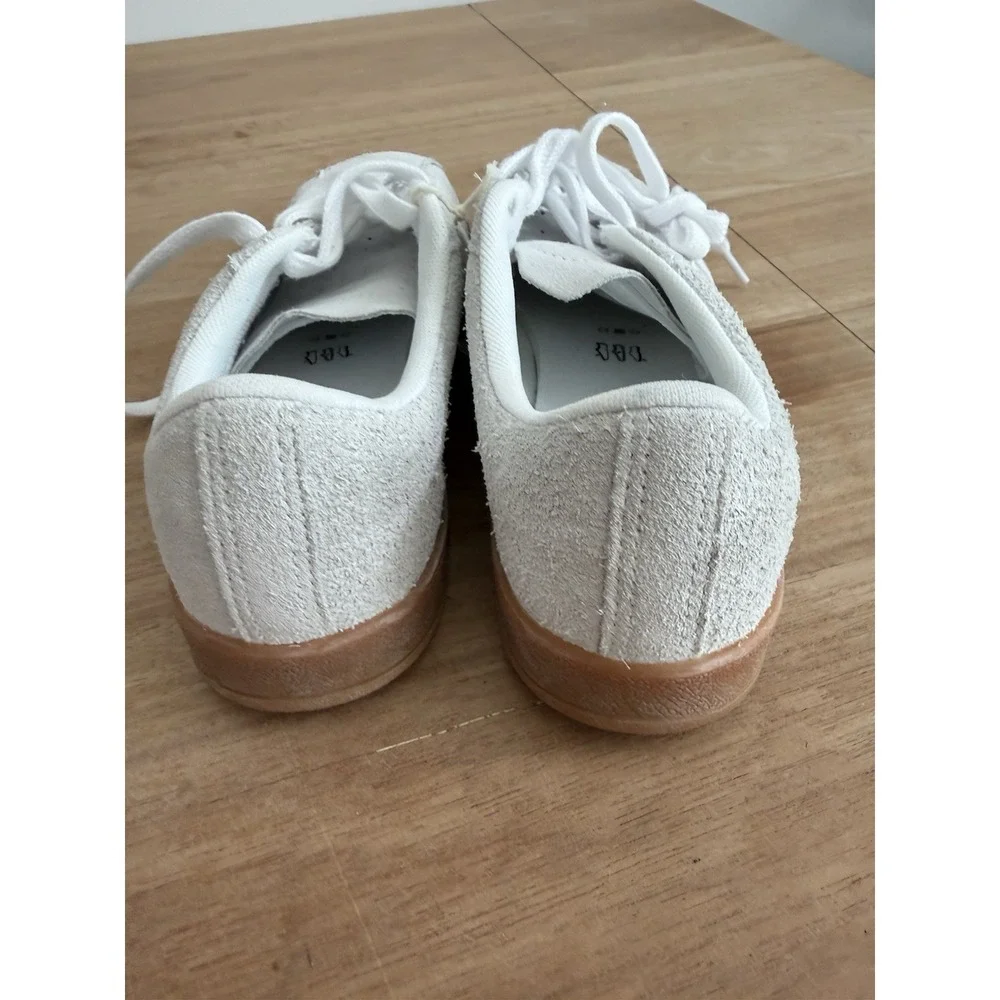 Converse All Star Classic Trainer White Suede Gum Sole Size 7.5 Men Women 9‎ New